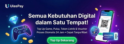 UlasPay hadir sebagai solusi lengkap untuk semua kebutuhan digital kamu. Mulai dari top up game favorit, isi pulsa, beli token listrik, hingga voucher digital — semuanya diproses otomatis 24 jam. Cepat, aman, dan tanpa ribet. Tinggal pilih, bayar, dan sel