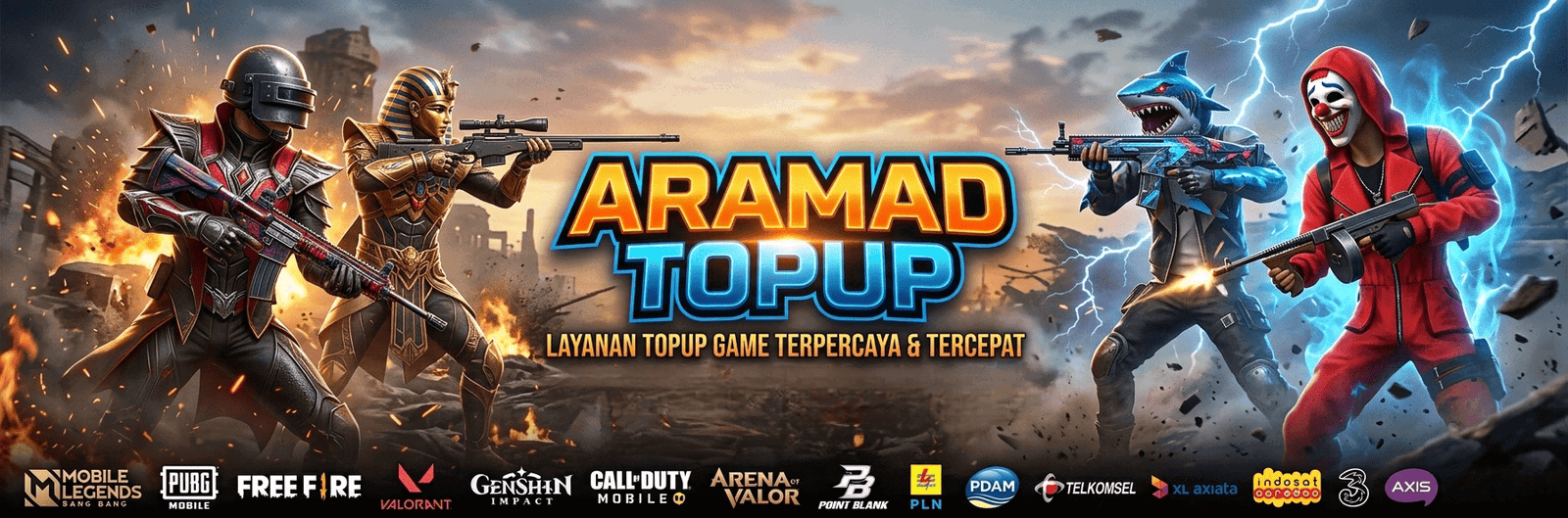 Topup PUBG aktif 24 jam non-stop