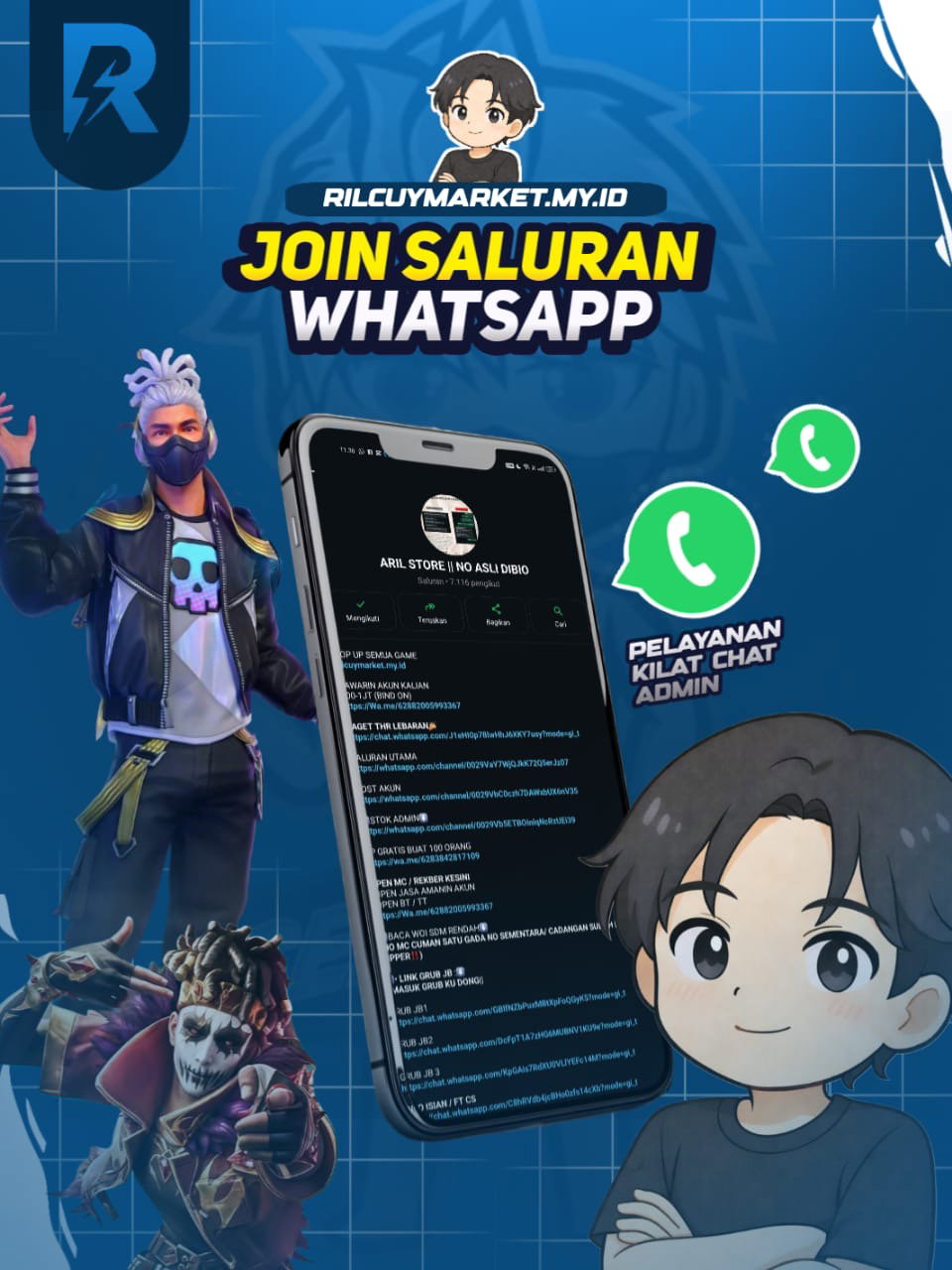 JOIN SALURAN WA