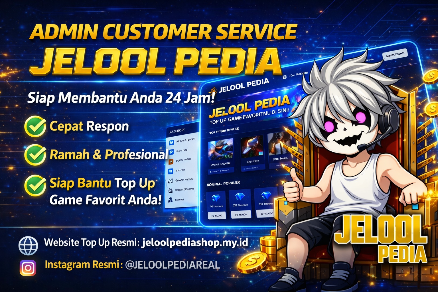 Siap membantu 24/7