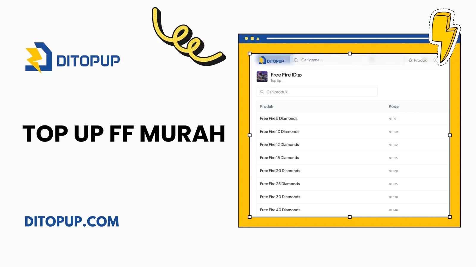 Top Up FF Murah, Daftar Harga Diamond Free Fire Terbaru