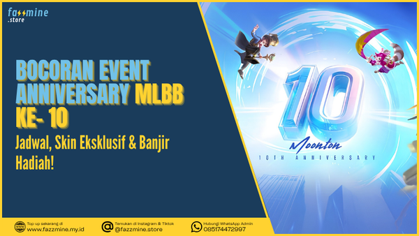 Bocoran Event Anniversary MLBB ke-10: Jadwal, Skin Eksklusif & Banjir Hadiah!