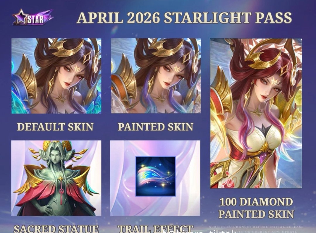 BOCORAN SKIN STARLIGHT APRIL 2026: ZETIAN RESMI JADI STARLIGHT BULAN INI