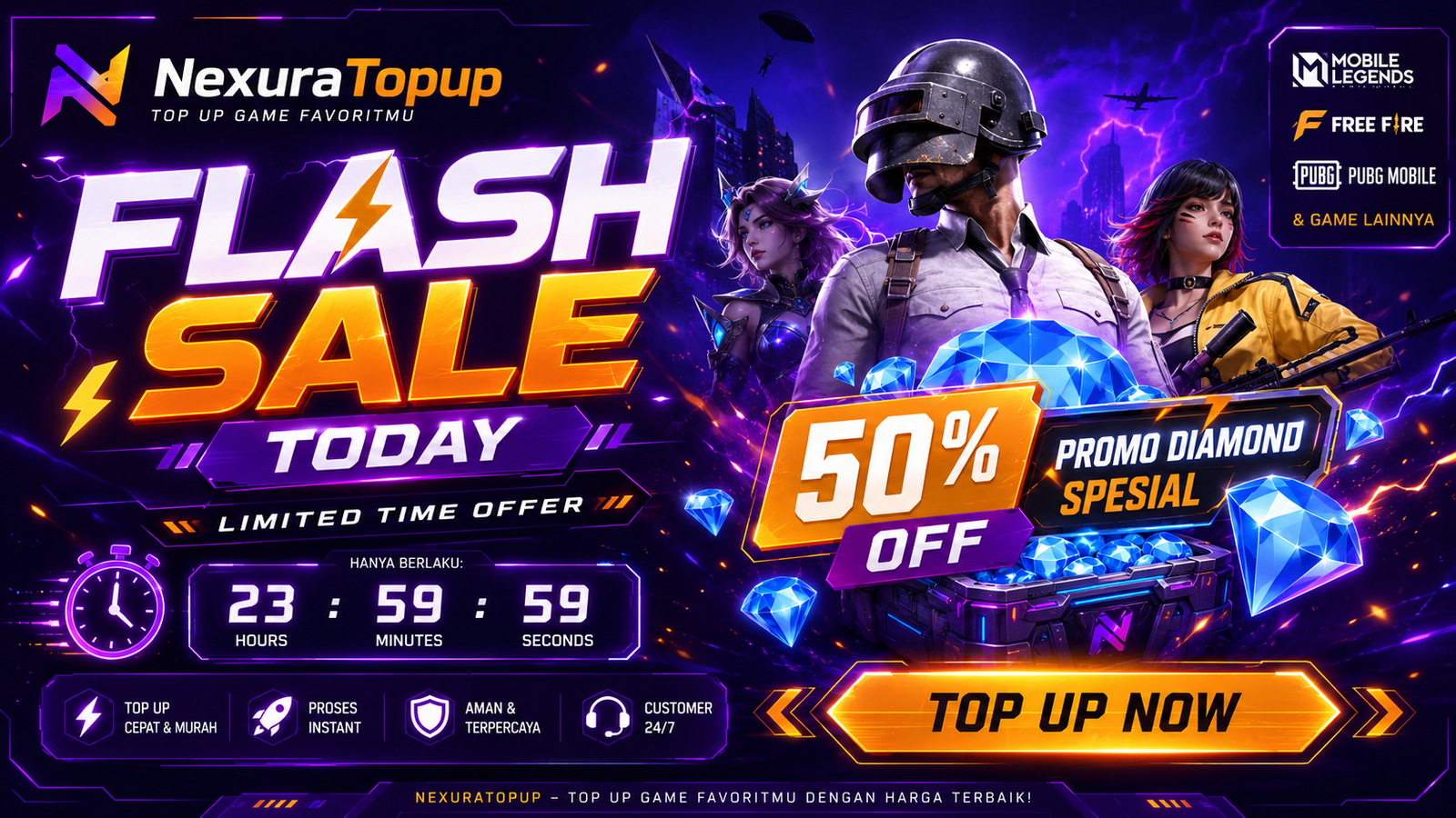 Promo spesial hari ini 