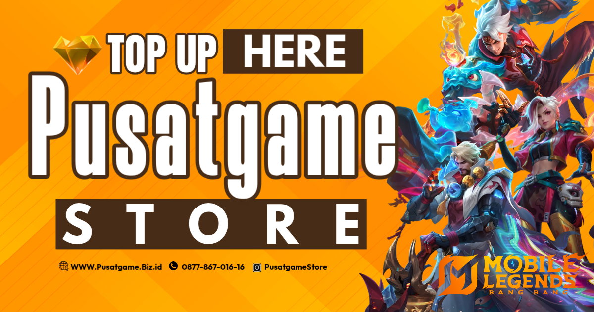 TOP UP GAME ONLINE, PULSA,VOUCHER,DAN LAIN LAIN HANYA DI PUSATGAME TERPERCAYA,MURAH,AMAN.