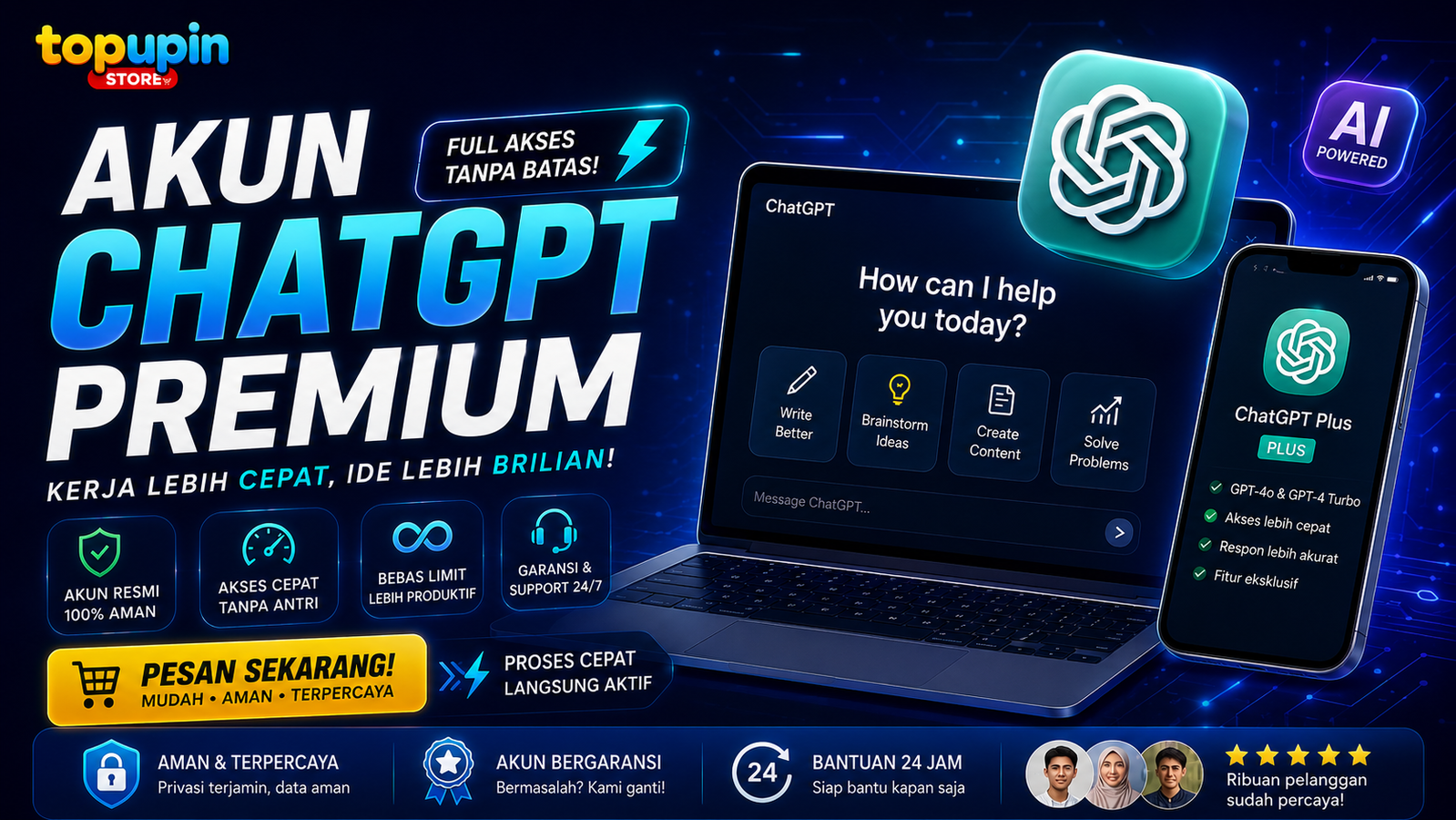 Akun Premium Chatgpt Pro