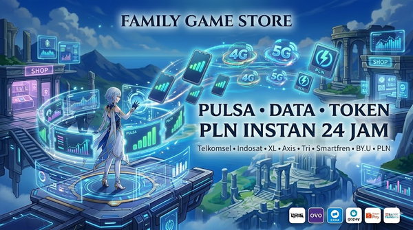 Cara Top Up Pulsa dan Token PLN Online 24 Jam