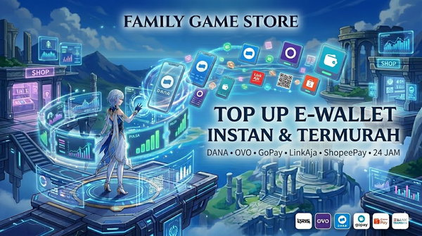 Cara Top Up E-Wallet (DANA, OVO, GoPay, LinkAja) Termurah
