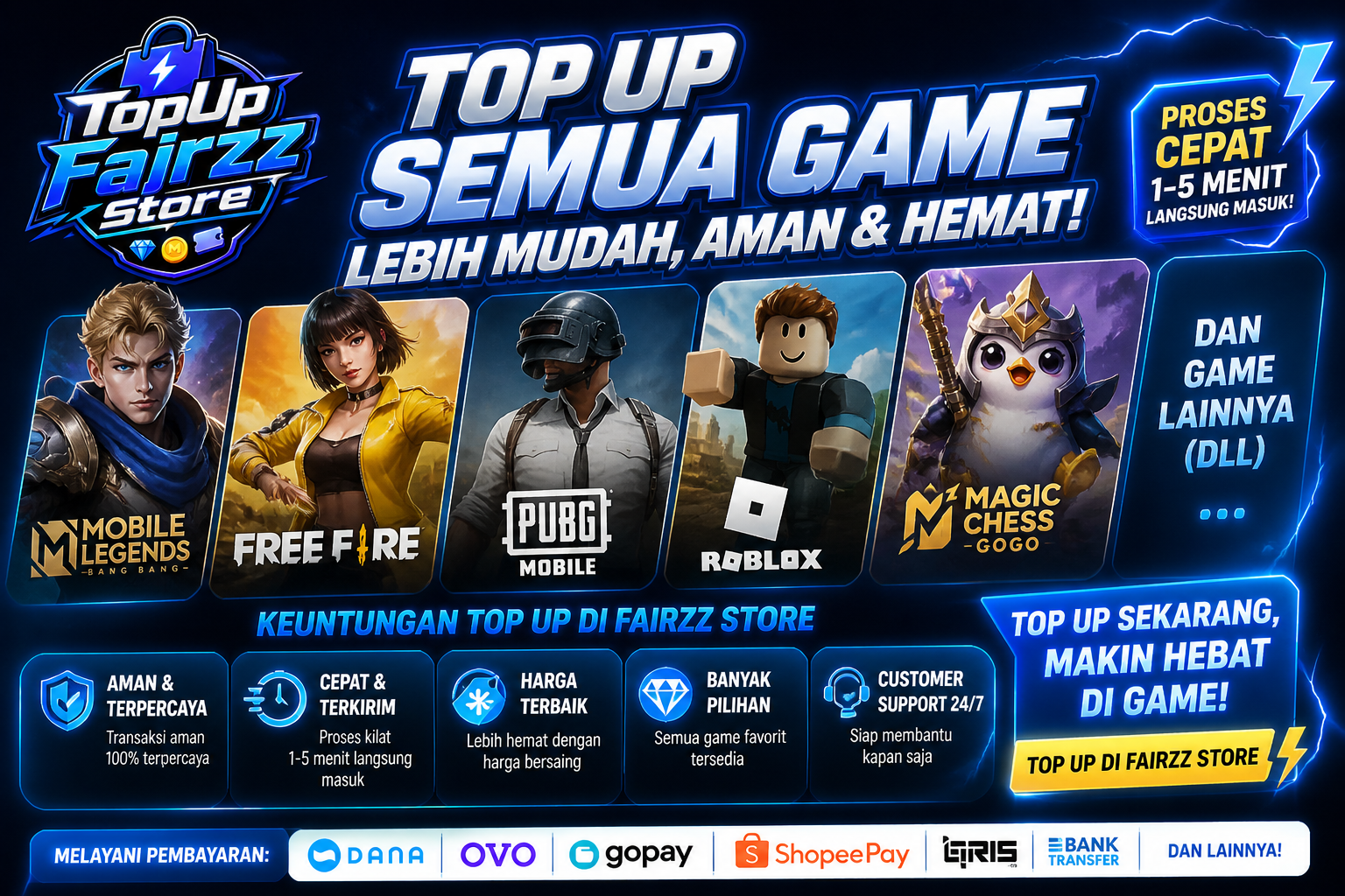 Promo spesial cepat topup