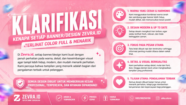 Kenapa Banner dan Desain Zevra.id Selalu Terlihat Colorful & Menarik? Ini Rahasianya!