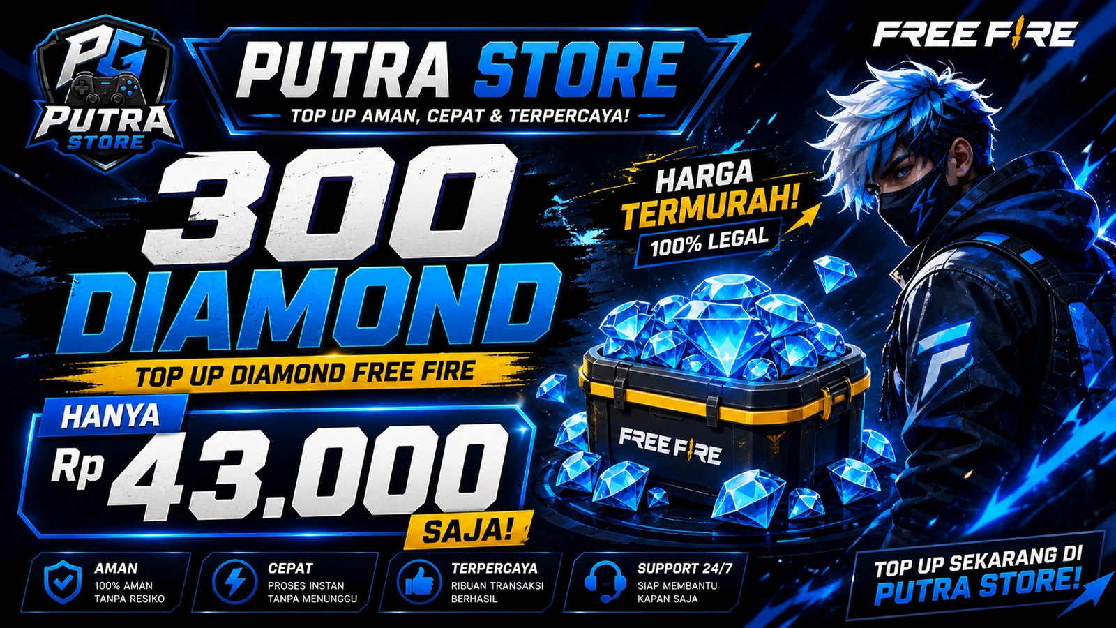 PROMO SPESIAL FF 300