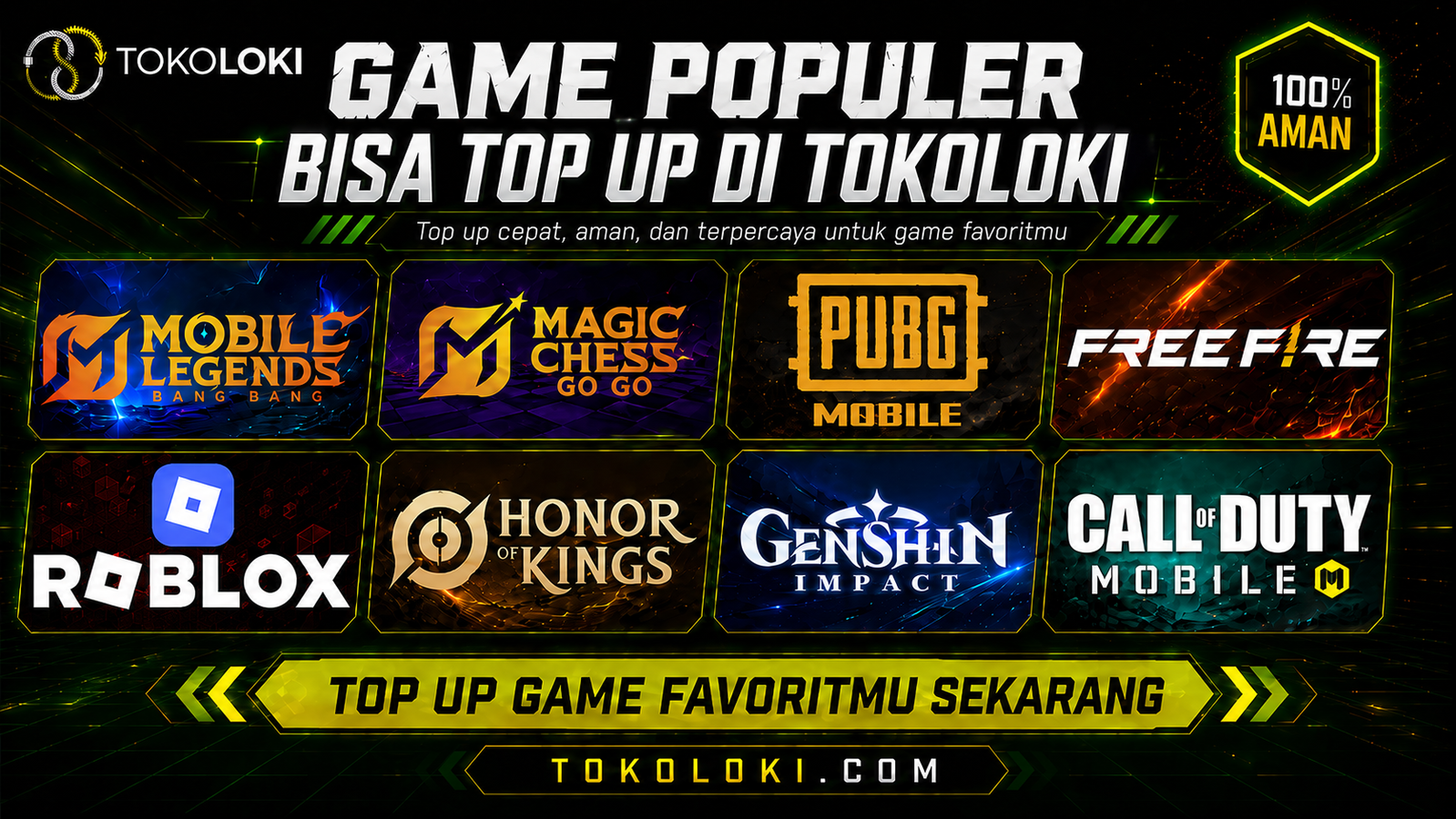 GAME POPULER TERSEDIA DI TOKOLOKI