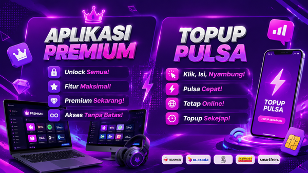 TopUp Aplikasi Premium Hanya Di Lingleedigital