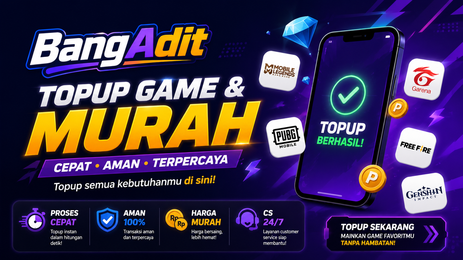 TopUp Terbaik Hanya di BangAdit