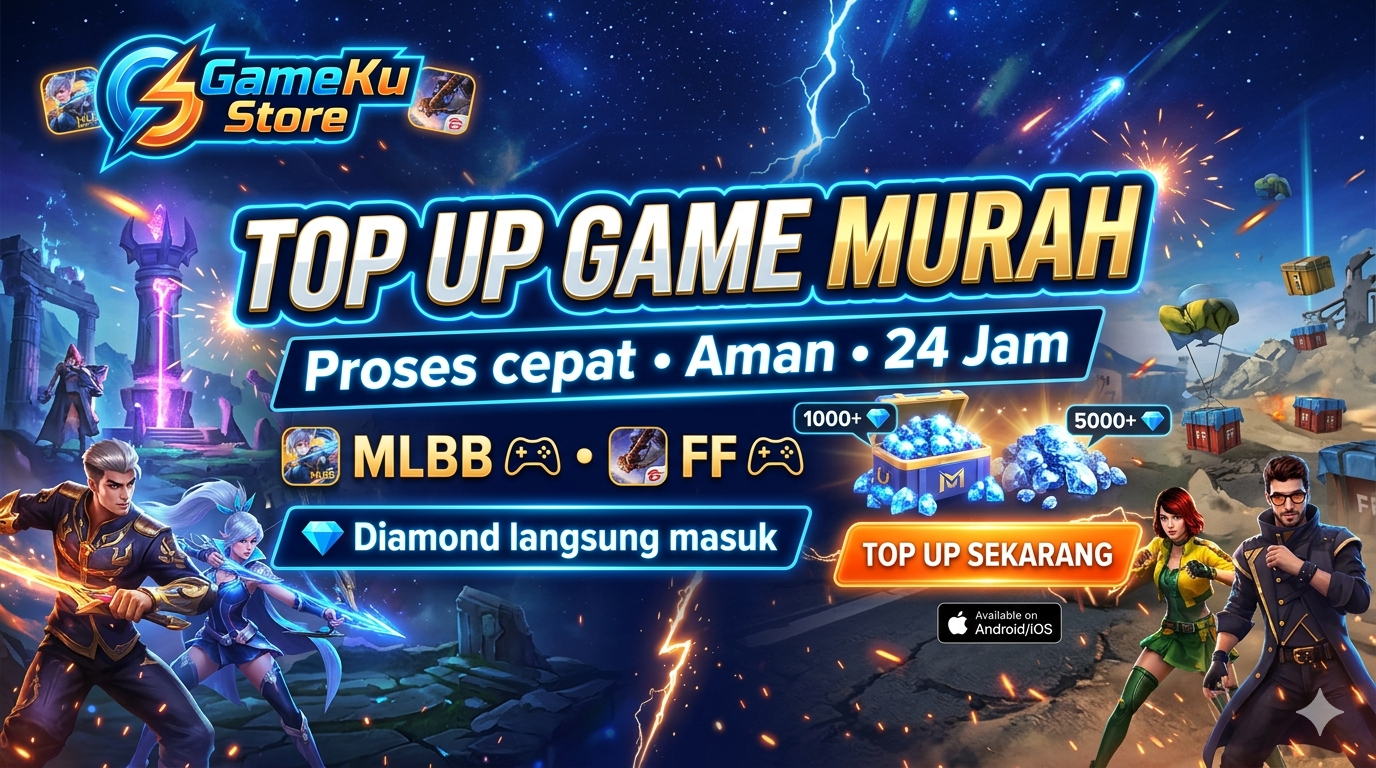 TOP UP GAME MURAH Proses cepat • Aman • 24 Jam 💎 Diamond 