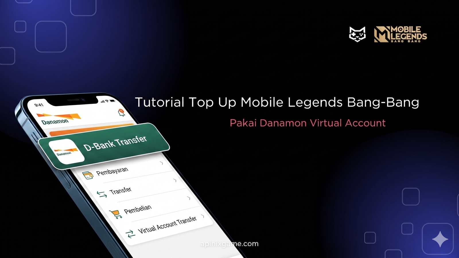 Tutorial Top Up Mobile Legend Pakai Bank Danamon Virtual Account