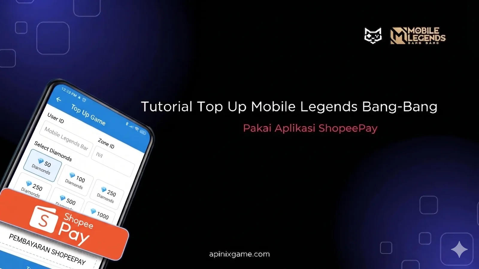 Tutorial Top Up Mobile Legend Pakai Shopee Pay