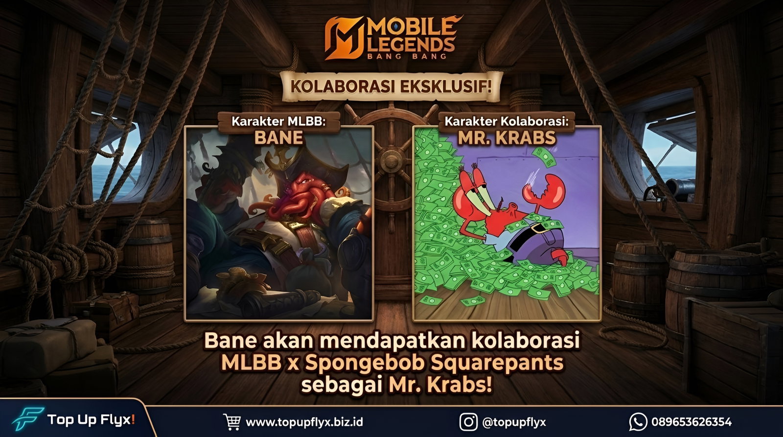 MLBB x Spongebob Squarepants Mr. KRABS