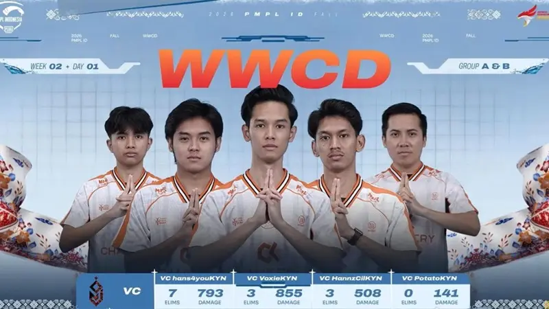 Rekap PMPL ID 2026 Fall Week 2: VOIN Kudeta Puncak, Alter Ego Lengser dari Takhta!