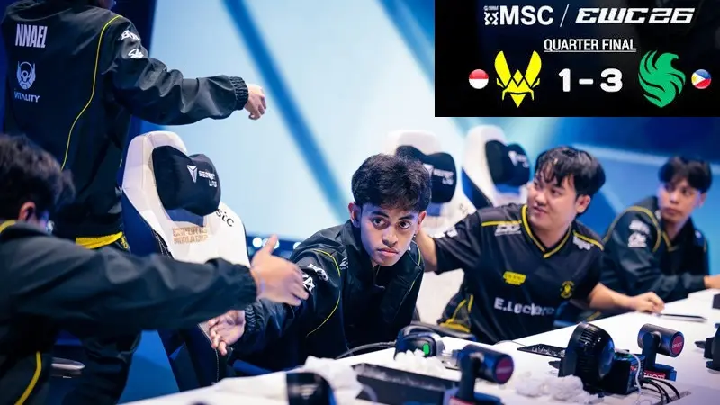 Hasil MSC EWC 2026: Langkah Team Vitality Terhenti di Quarterfinals oleh Team Falcons PH