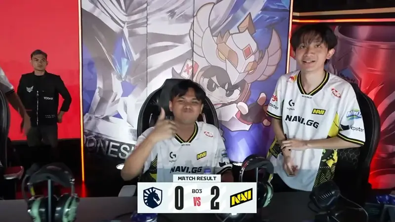 Hasil MPL ID S18: Pertahanan Solid NAVI Sukses Patahkan Dominasi Team Liquid ID
