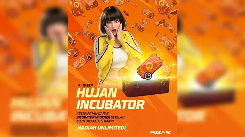 Bocoran Event Hujan Incubator FF September 2026: Cara Klaim Voucher Gratis!