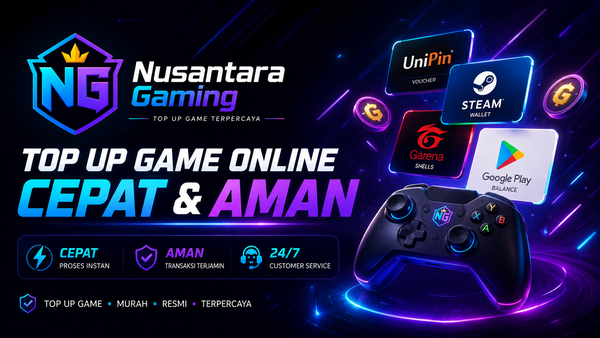 Top Up Game Online Cepat & Aman di Indonesia