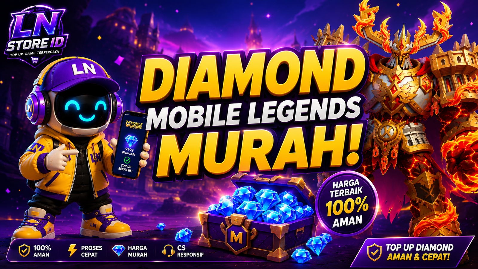 Cara Mendapatkan Diamond Mobile Legends Murah dan Aman (Panduan Lengkap 2026)