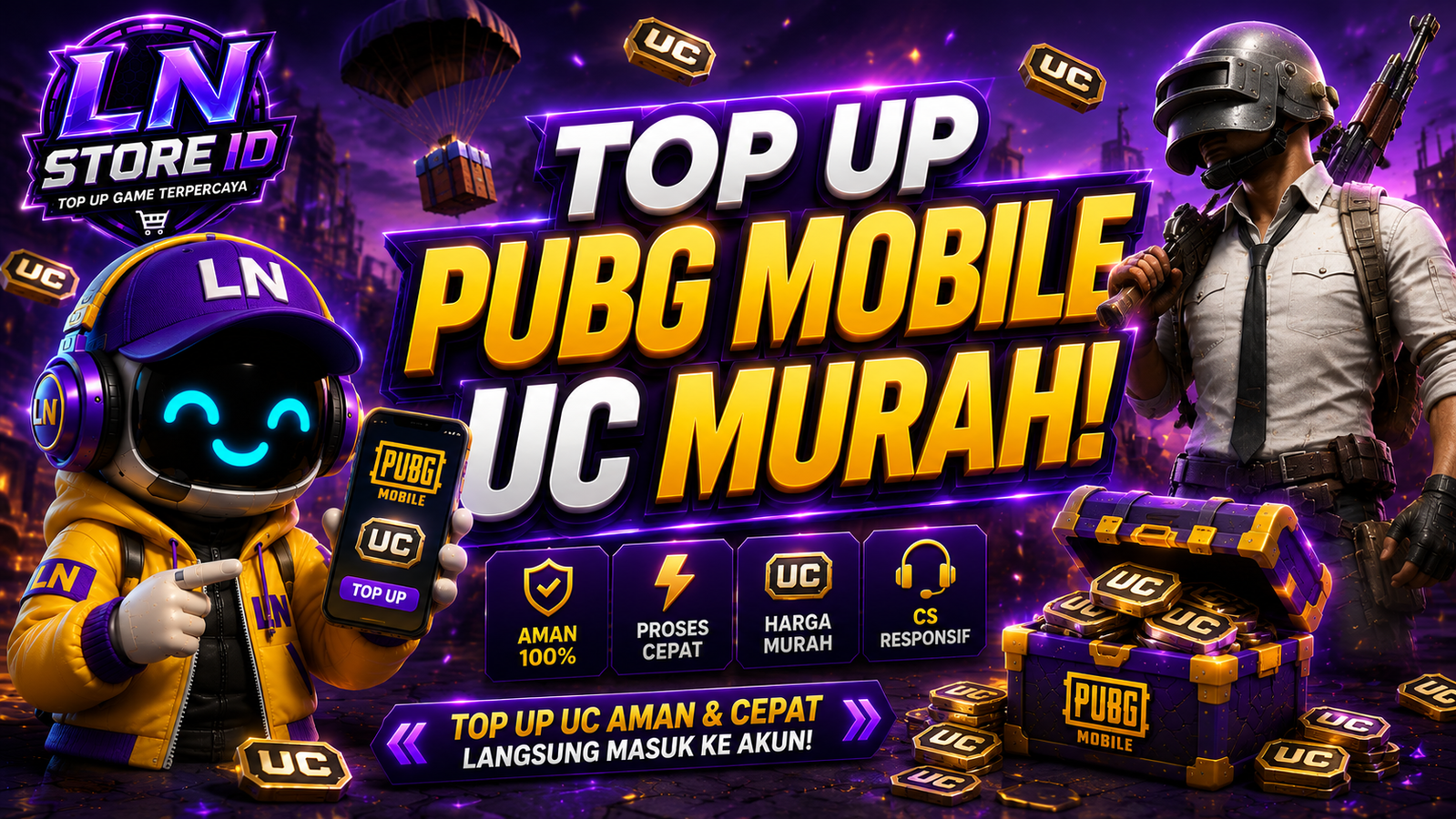 Cara Top Up PUBG Mobile UC Murah, Aman, dan Cepat (Panduan Lengkap 2026)