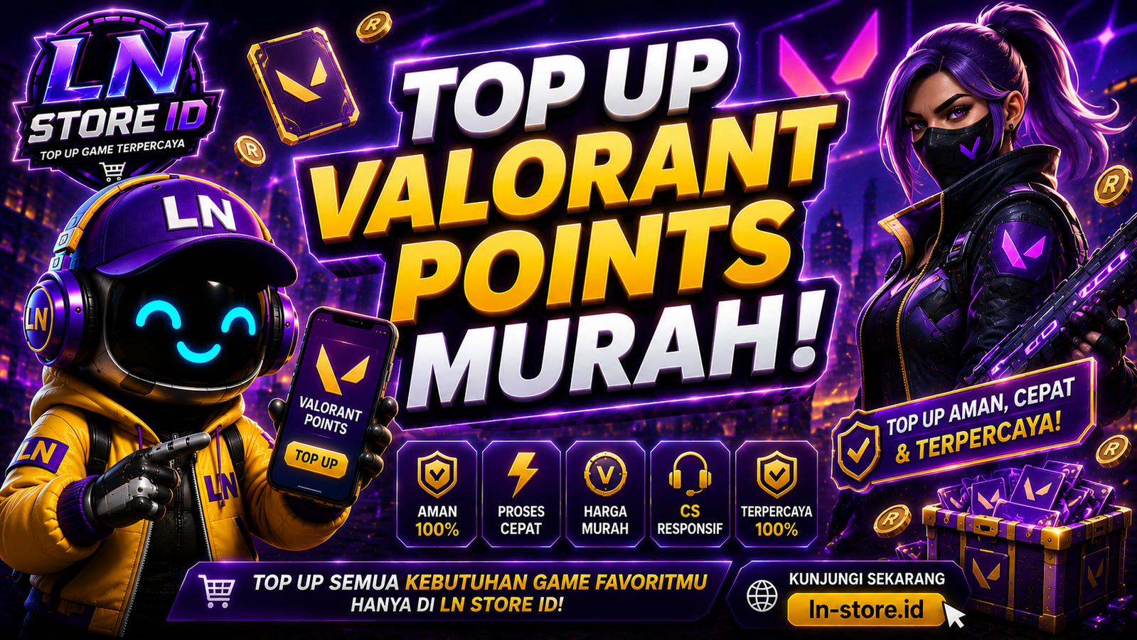 Top Up Valorant Points Murah, Aman, dan Cepat (Panduan Lengkap 2026)