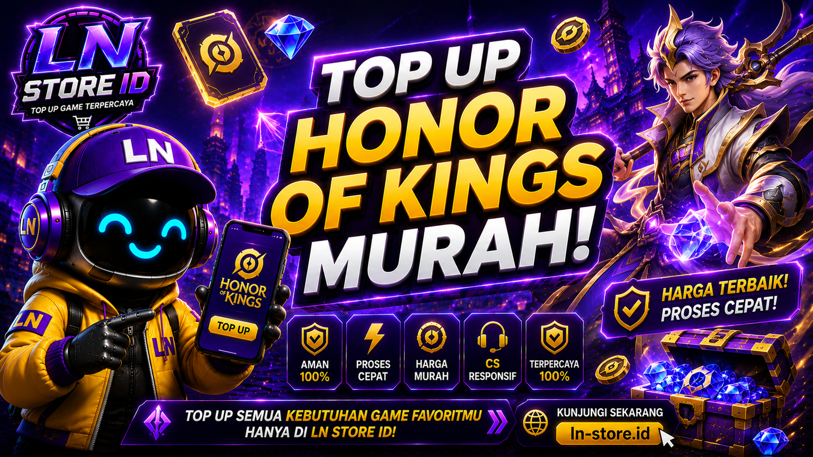 Top Up Honor of Kings Murah, Aman, dan Cepat (Panduan Lengkap 2026)