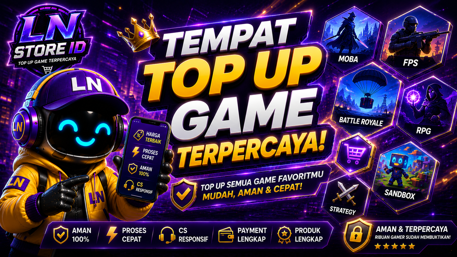 Cara Memilih Tempat Top Up Game yang Aman dan Terpercaya (Panduan Lengkap 2026)