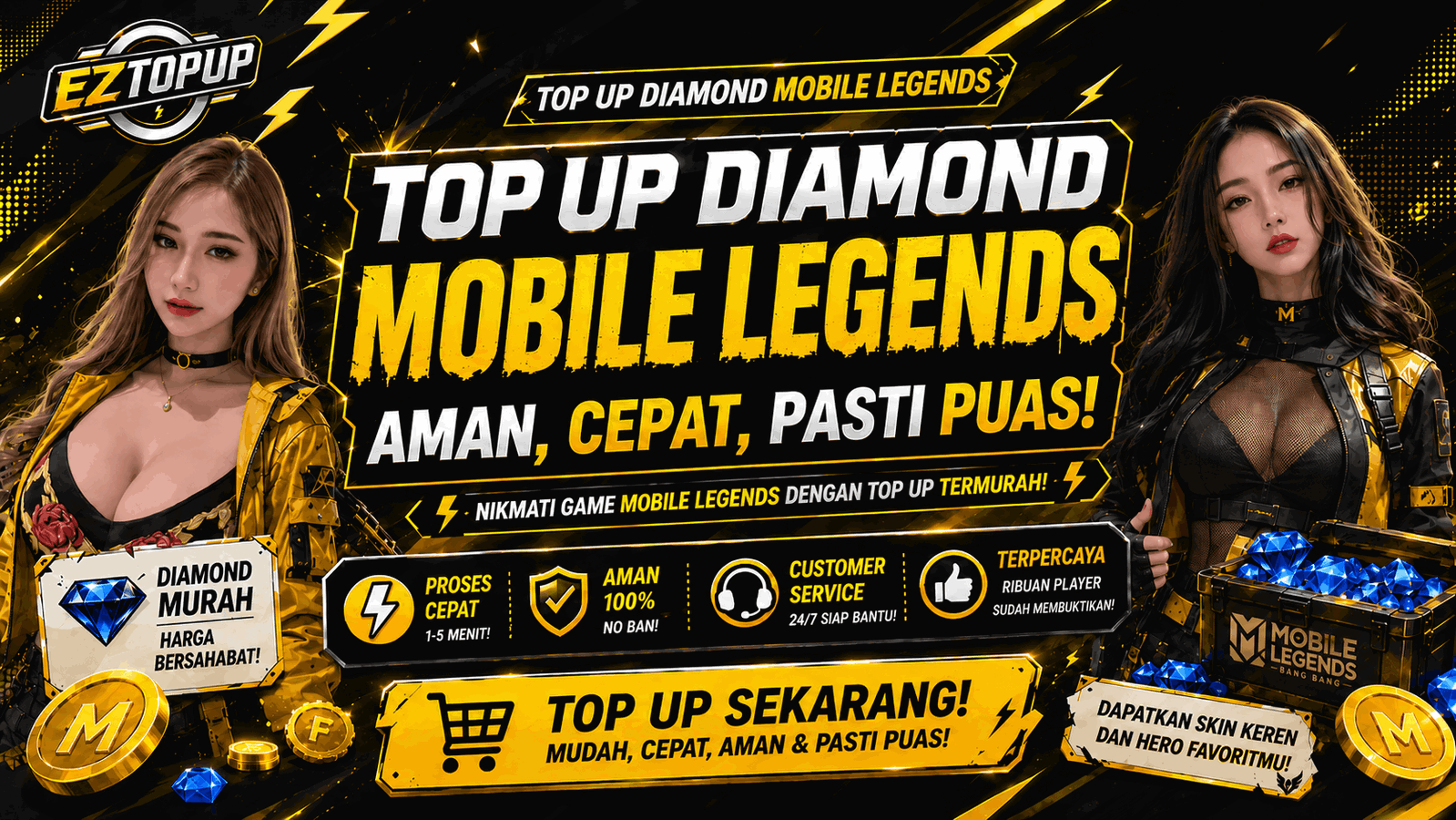 TOP UP ML Paling Murah Seindonesia Dengan Harga Grosir
