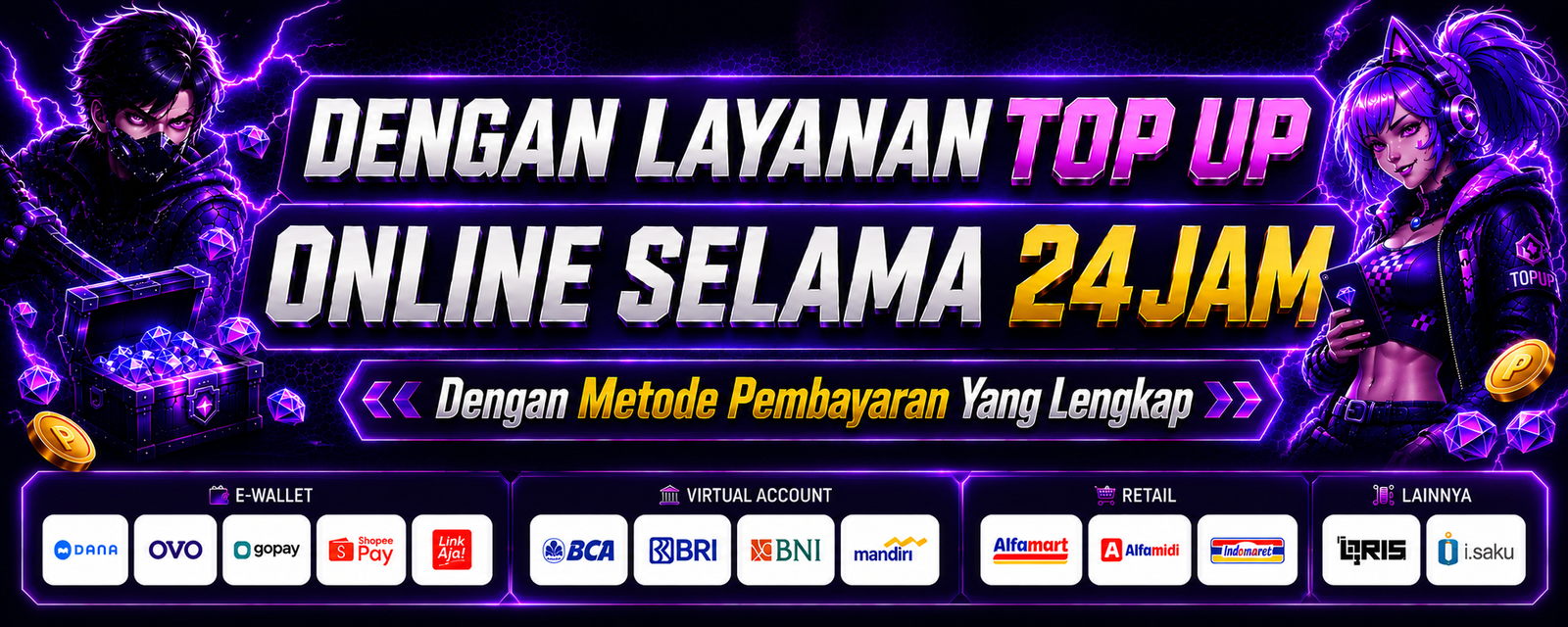 LAYANAN TOP UP 24 JAM