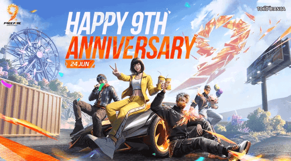 Special Promo Free Fire 9 Tahun Anniversary