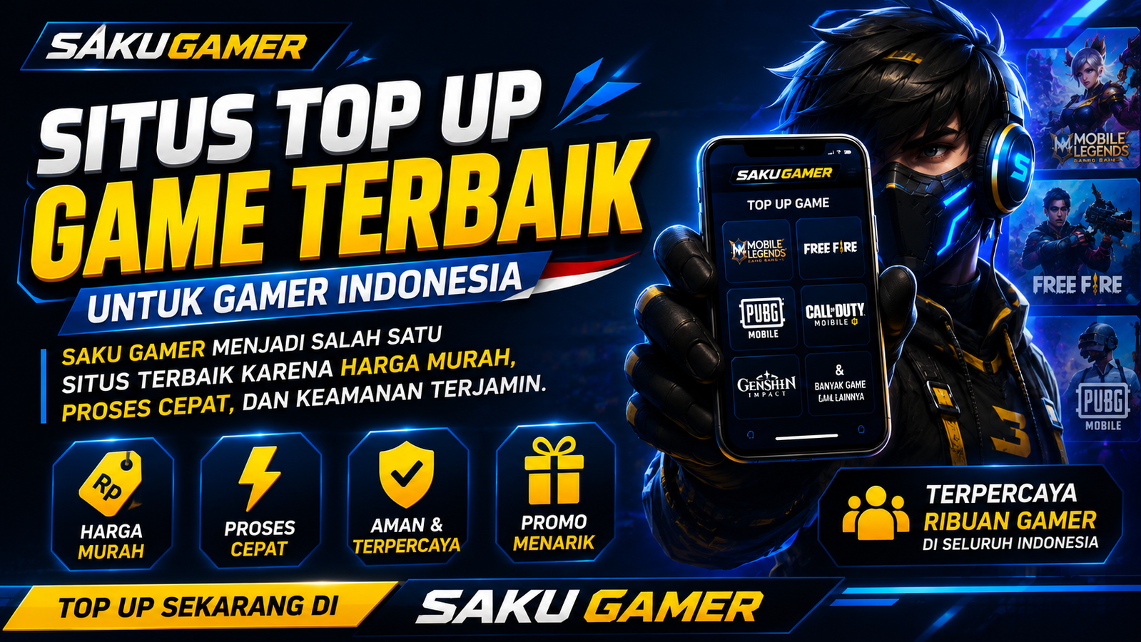 Situs Top Up Game Terbaik untuk Gamer Indonesia