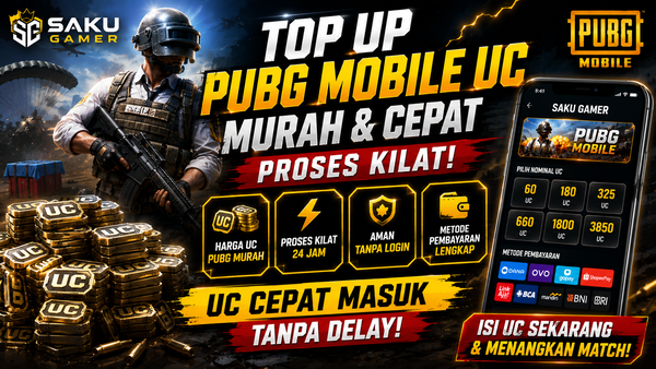 TOP UP PUBG MOBILE UC MURAH & CEPAT – PROSES KILAT