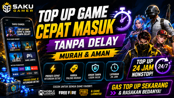 TOP UP GAME CEPAT MASUK TANPA DELAY – MURAH & AMAN