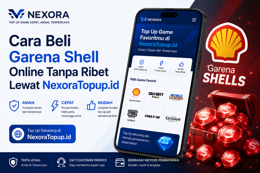 Cara Beli Garena Shell Online Tanpa Ribet Lewat NexoraTopup.id
