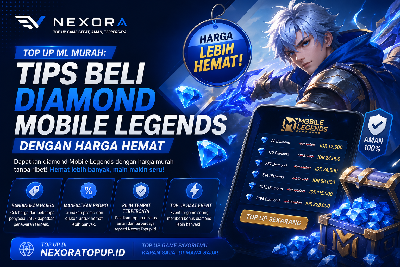 Top Up ML Murah: Tips Beli Diamond Mobile Legends dengan Harga Hemat