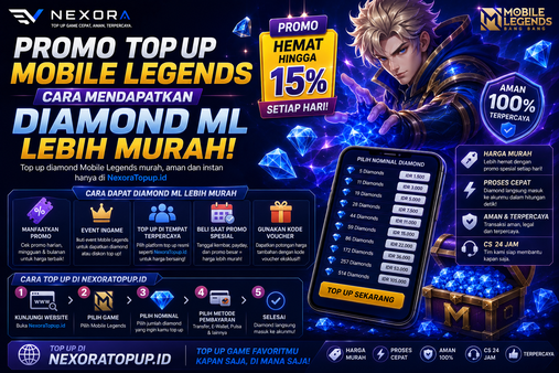 Promo Top Up Mobile Legends: Cara Mendapatkan Diamond ML Lebih Murah