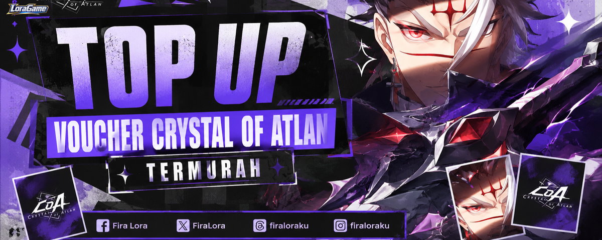 Voucher Crystal Of Atlan Banner