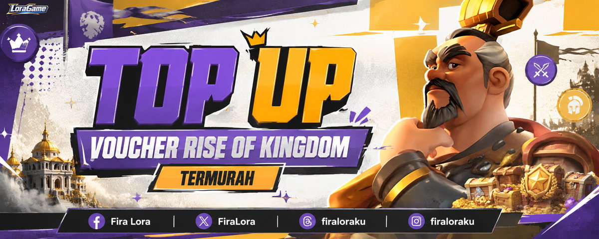 Voucher Rise of Kingdom Banner