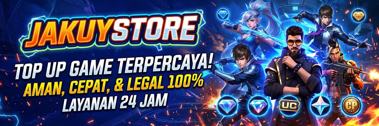 Selamat Datang di Jakuystore – Solusi Top-Up Game Tercepat & Terpercaya!