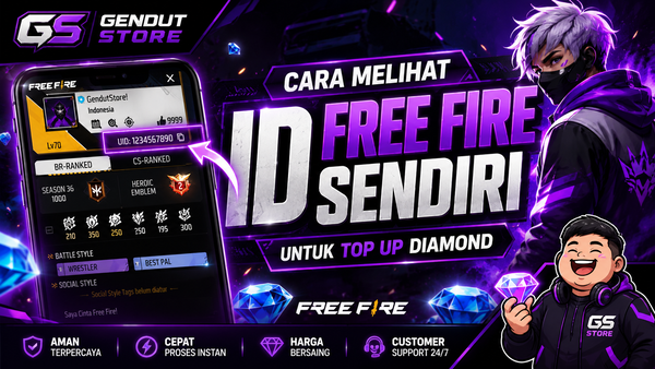 Cara Melihat ID Free Fire Sendiri untuk Top Up Diamond