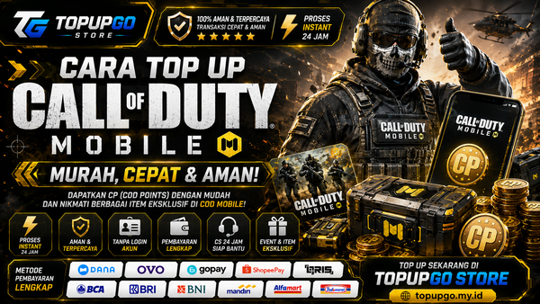 Cara Top Up Call of Duty Mobile Murah, Cepat, dan Aman di TopupGo Store