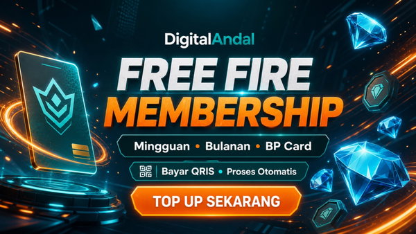 Cara Beli Membership Free Fire Mingguan, Bulanan, dan BP Card