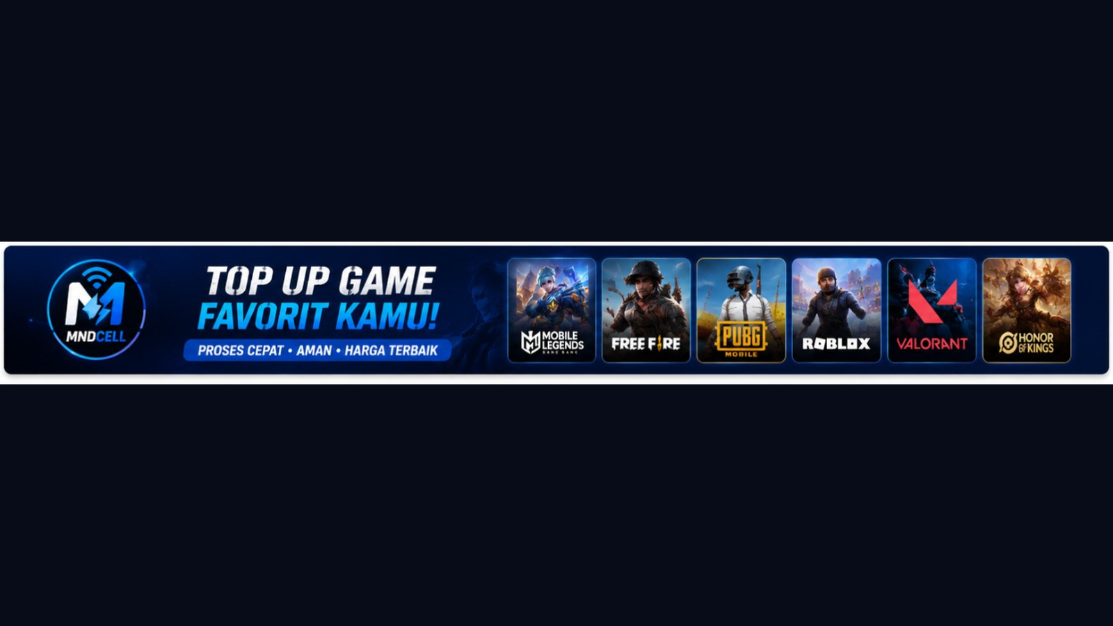 Top Up Game Favoritmu Cepat, Aman & Harga Terbaik 24 Jam