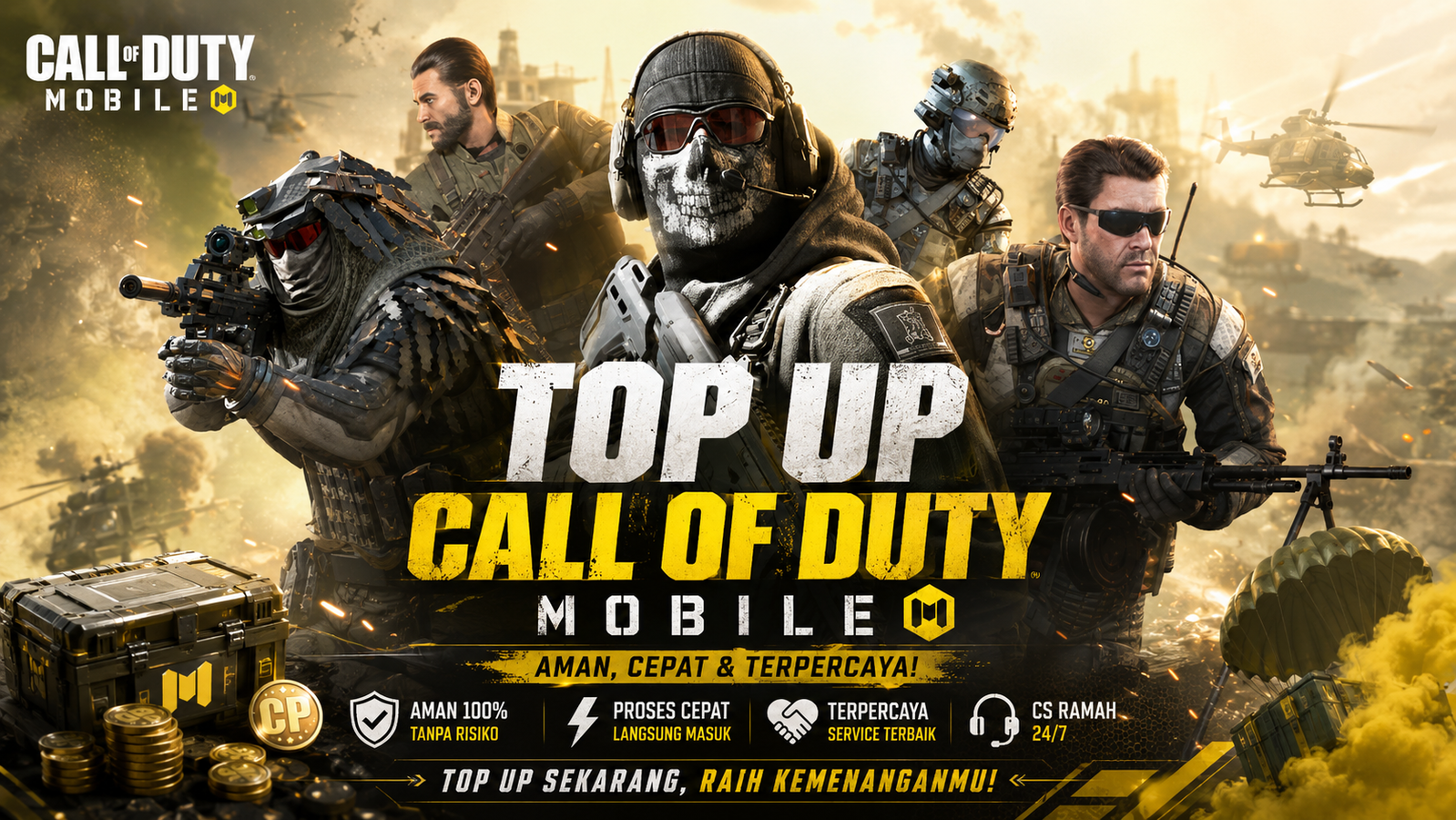 TOP UP MURAH CP CALL OF DUTY HANYA DISINI!! 