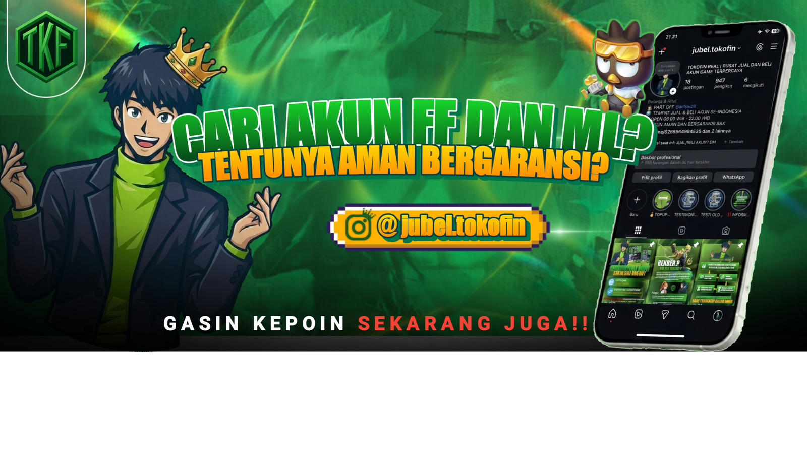 INSTAGRAM TOKOFIN 